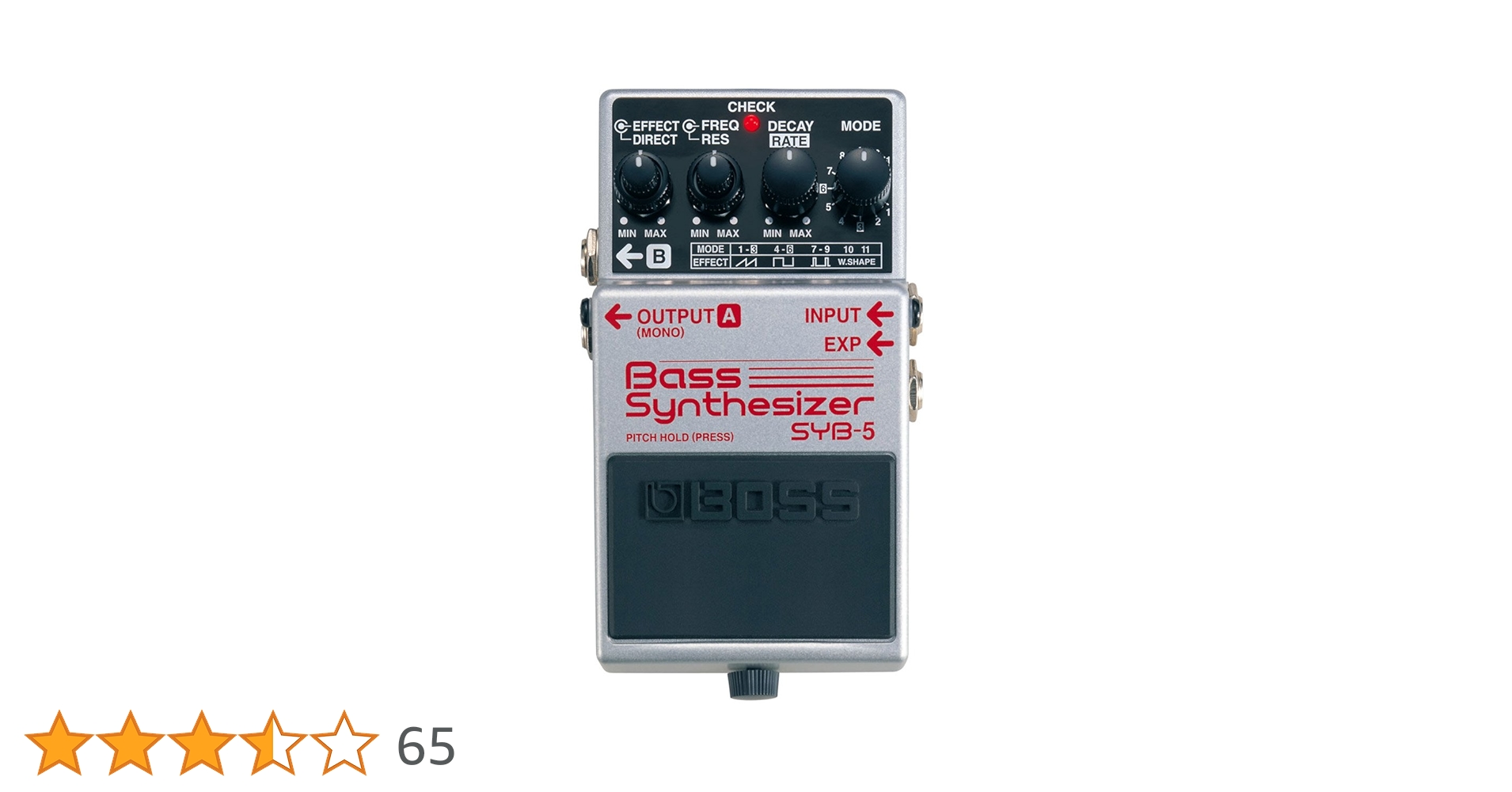 Amazon | BOSS Bass Synthesizer SYB-5 | シンセサイザー | 楽器・音響機器